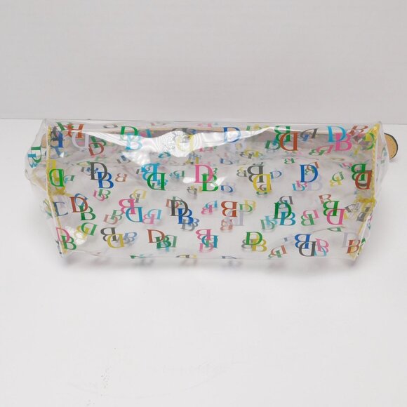 Dooney And Bourke Clear Signature Logo Cosmetic Bag (51825) - Picture 5 of 5